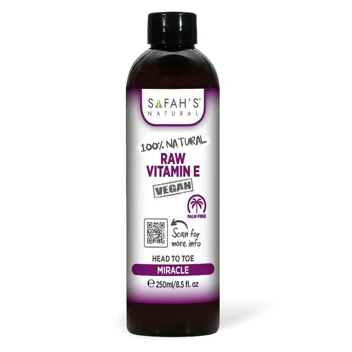 Safahs Natural Raw Vitamin E Oil 250ml