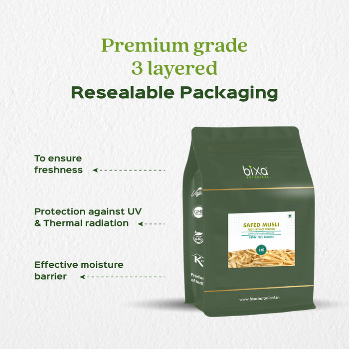 Safed Musli (Chlorophytum borivilianum) dry Extract - 30% Saponins by Gravimetry