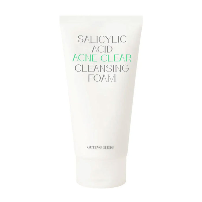 Active Nine Salicylic Acid Acne Clear Cleansing Foam Nudie Glow Australia