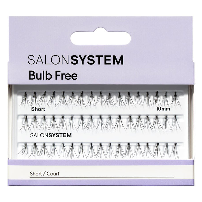 Salon System Bulb Free Eyelashes Short 10mm
