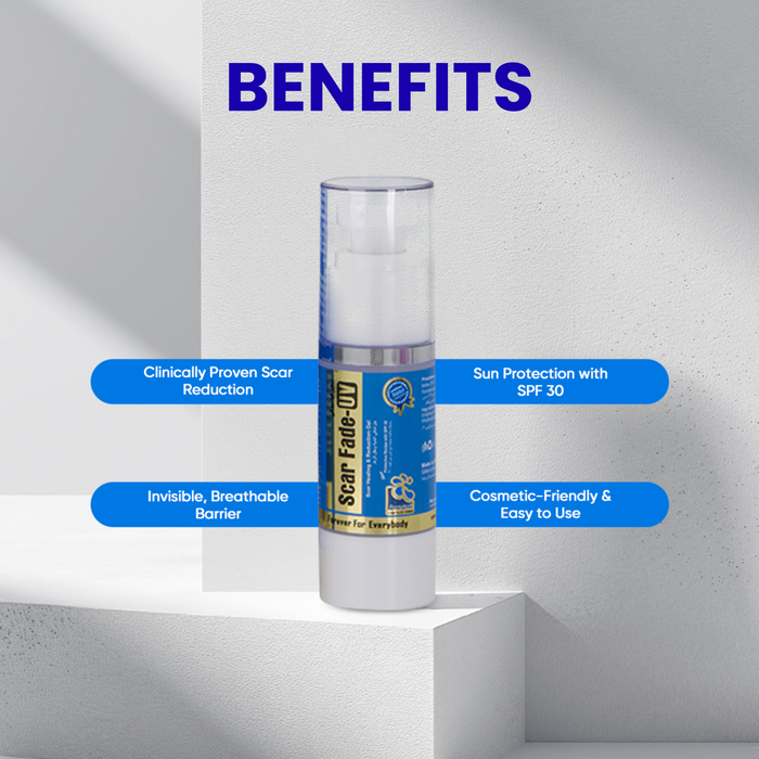 Scar Fade UV ( Reduces scar-associated pain, itching, and discoloration )