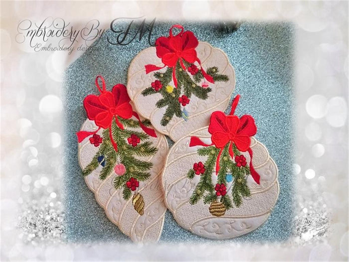 Set christmas designs / 5x7 hoop