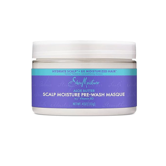 Shea Moisture Aloe Butter Scalp Moisture Pre Wash Masque 4oz