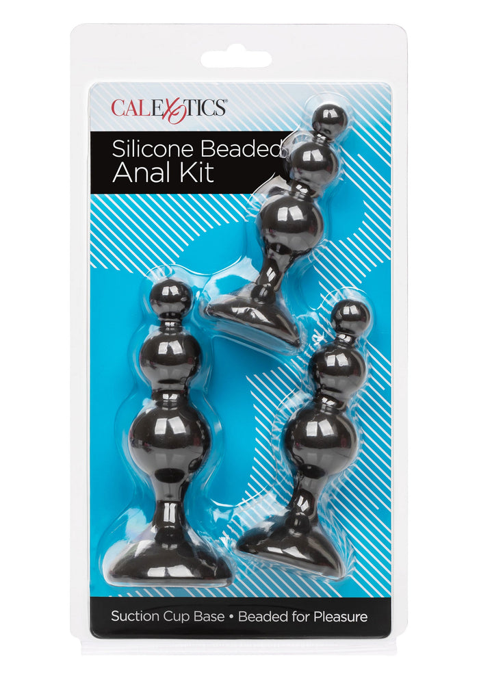 16680 calexotics anal silicone beaded anal kit