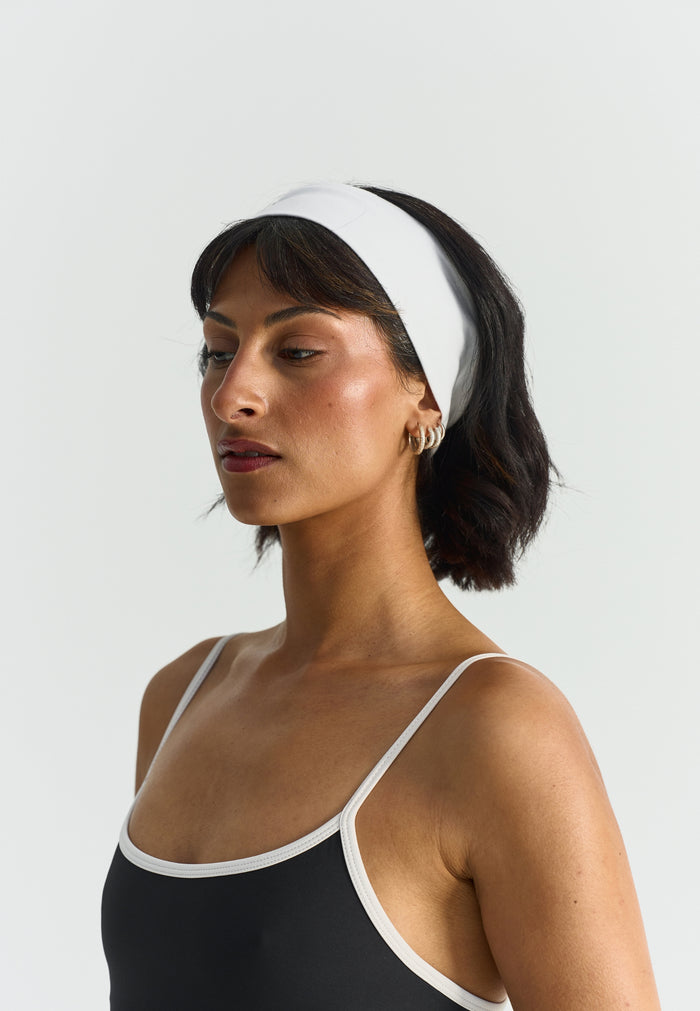 Sisterly Tribe Headband Off White