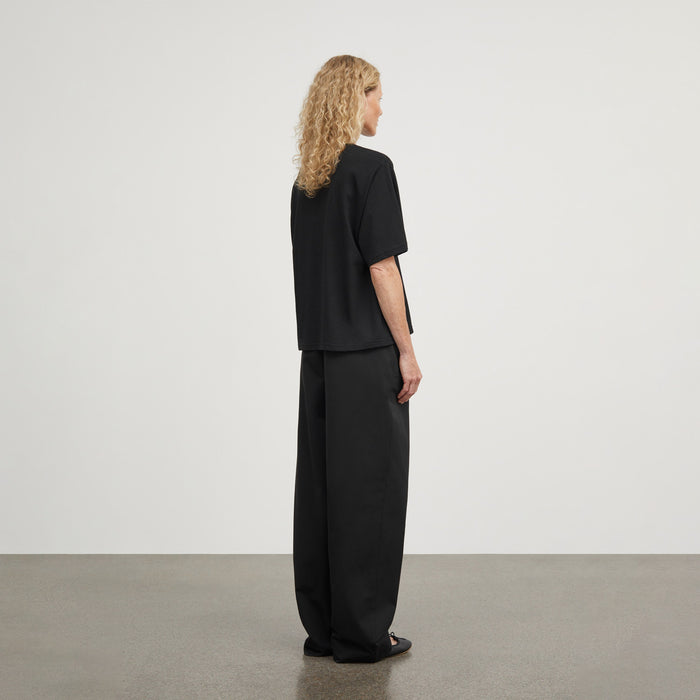 Skall Studio ANDY OVERSIZE TEE, Black