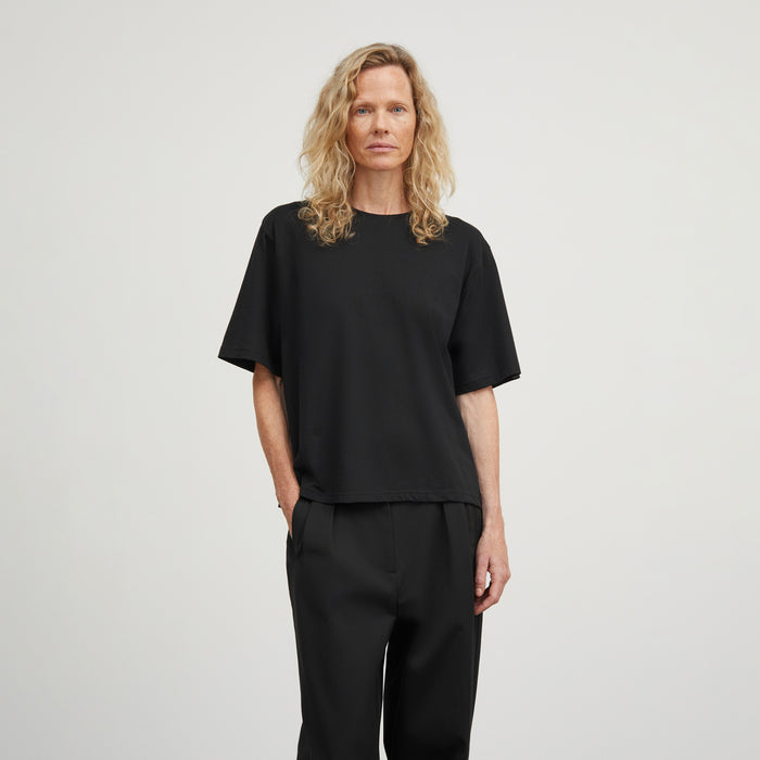Skall Studio ANDY OVERSIZE TEE, Black