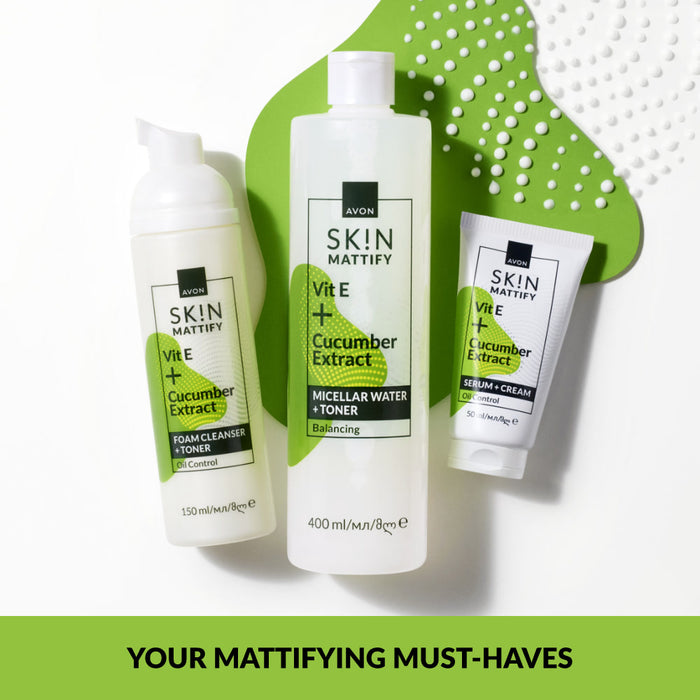 SK!N Mattify Foam Cleanser + Toner - 150 ml