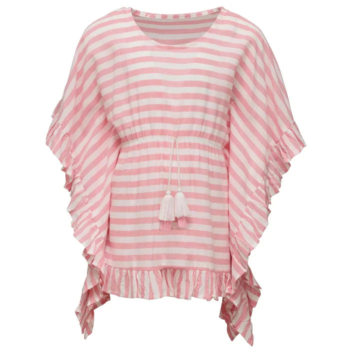 Snapper Rock Pink Stripe Cover Up - Destination PSP