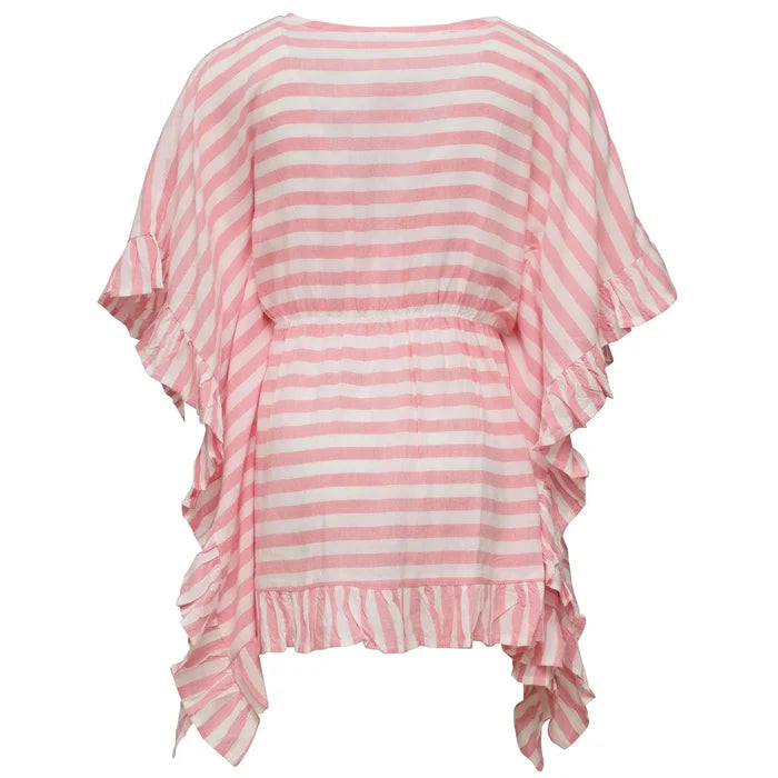 Snapper Rock Pink Stripe Cover Up - Destination PSP