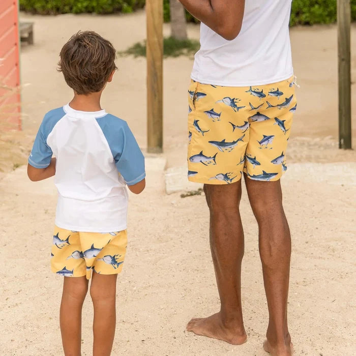 Snapper Rock Sunrise Stripe SS Rash Top - Destination PSP