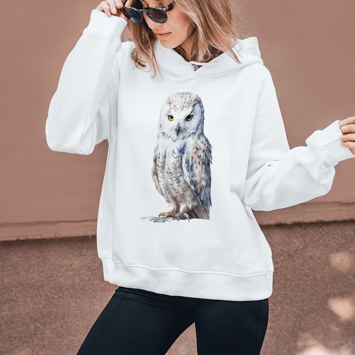 Snow Owl Front Design - HeatPressNation