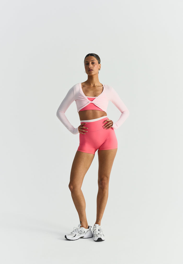 Soft Cotton Twist Top Ballet Slipper