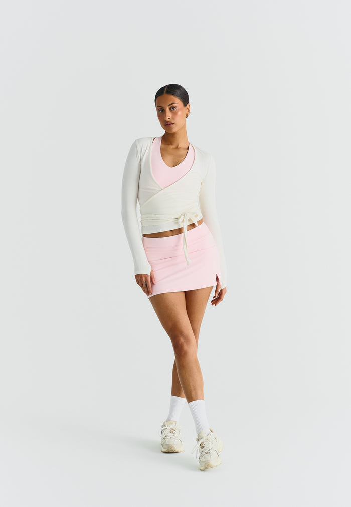 Softsculpt A-Line Mini Skirt Ballet Slipper