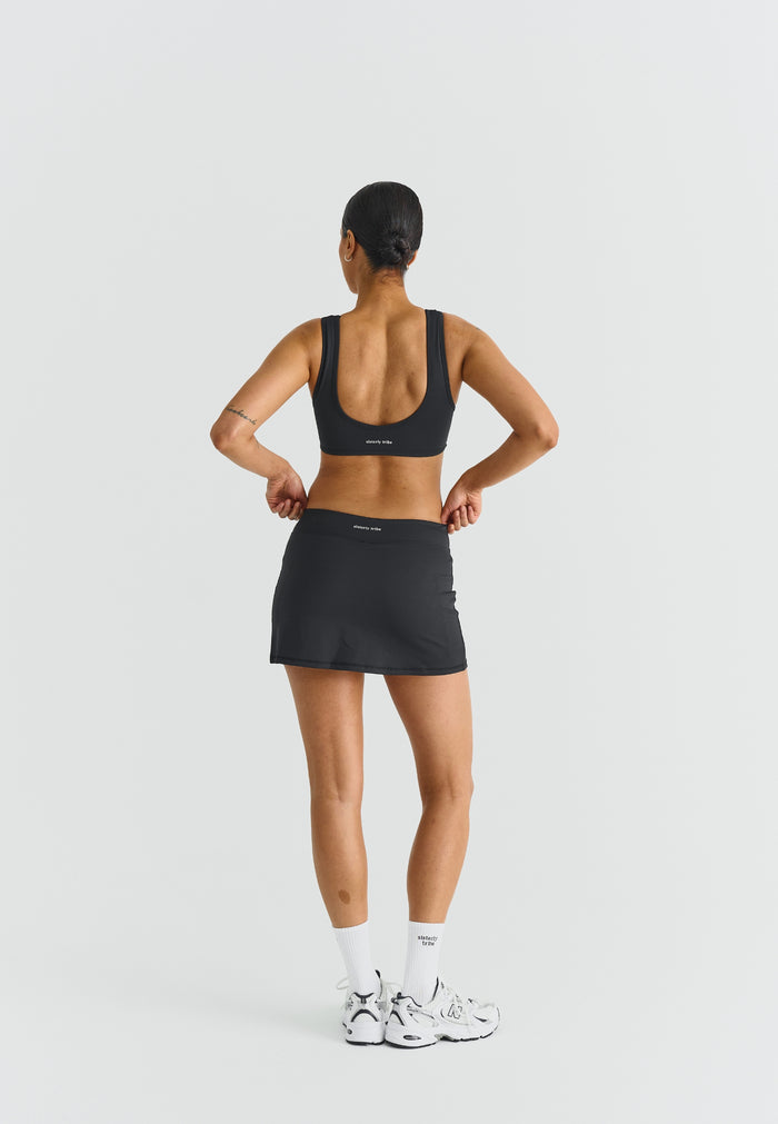 Softsculpt A-Line Mini Skirt Black