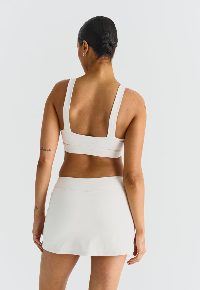 Softsculpt A-Line Mini Skirt Marshmallow
