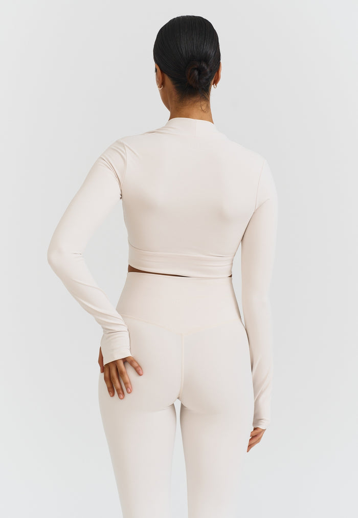 Softsculpt Bolero Long Sleeve Top Marshmallow