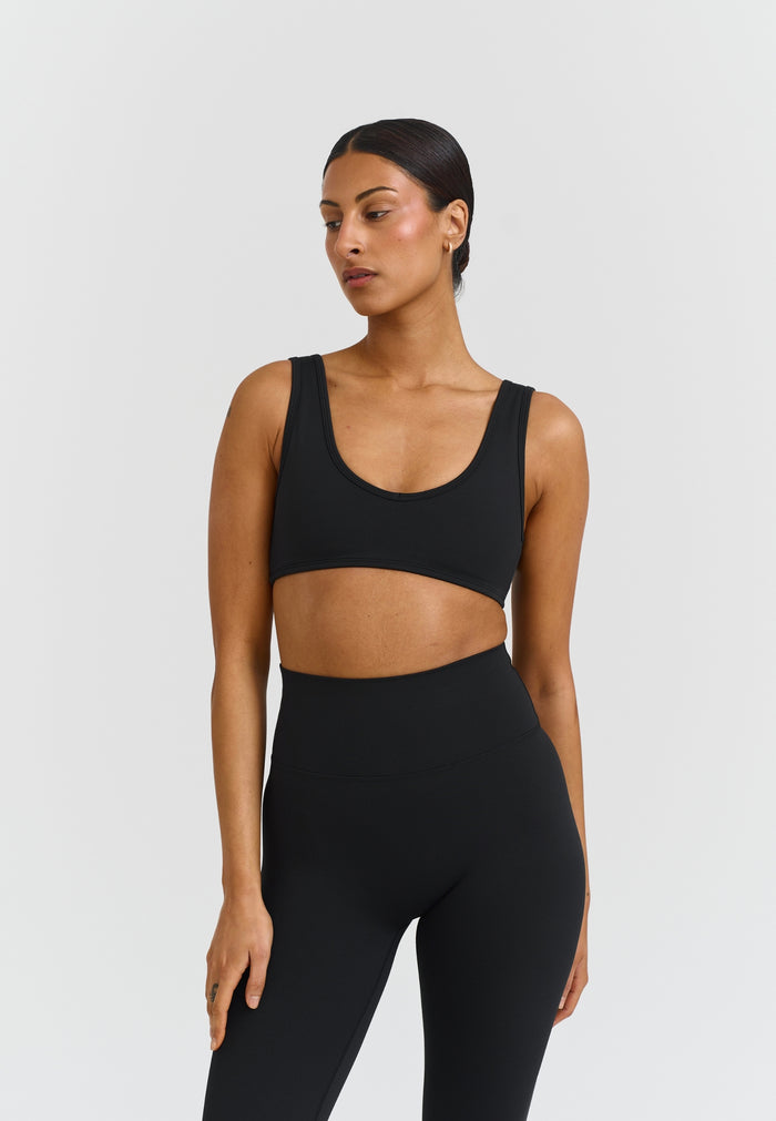 Softsculpt Deep V-Neck Bra Black