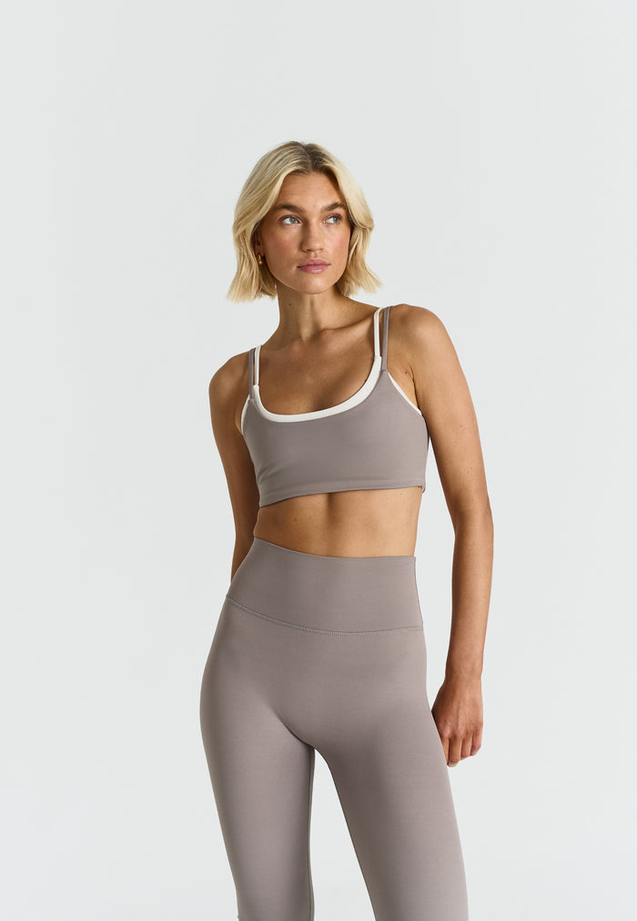 Softsculpt Double Layer Bra Clay