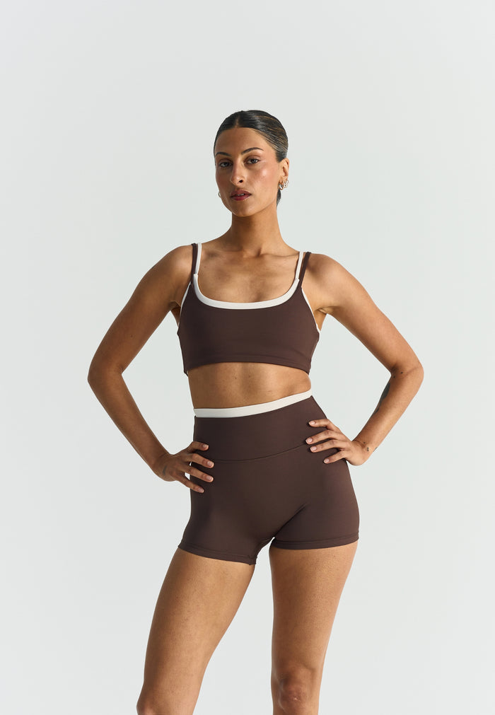 Softsculpt Double Layer Shorts Espresso