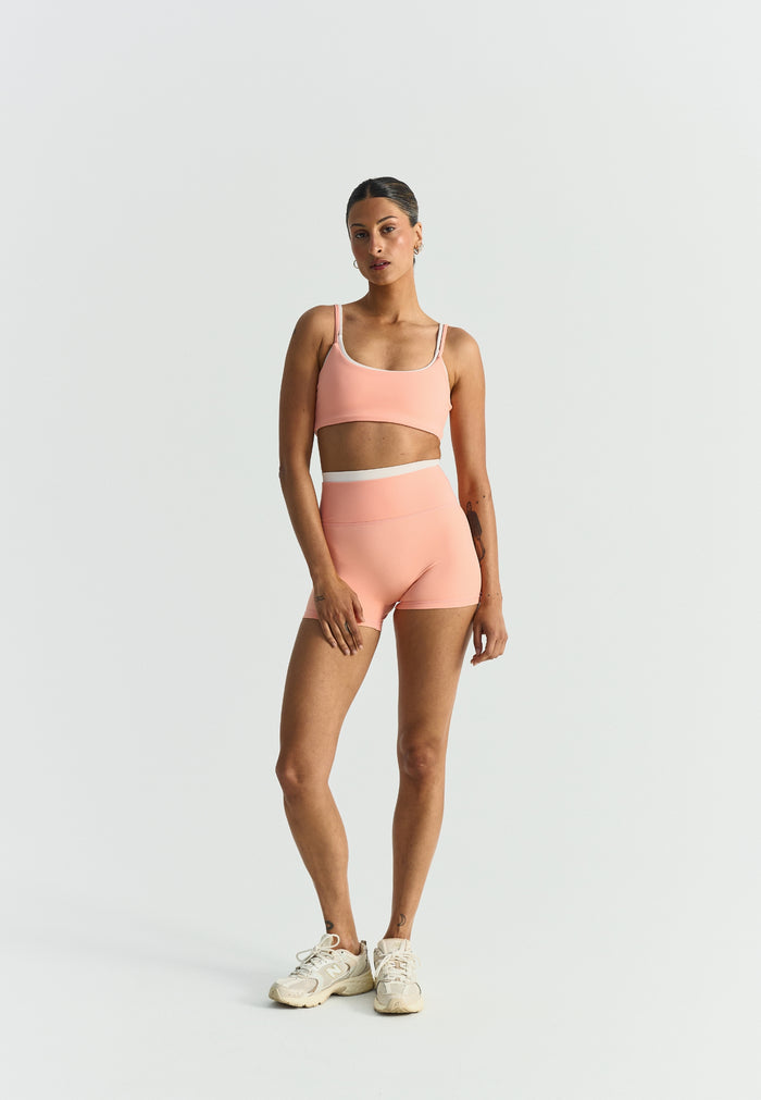 Softsculpt Double Layer Shorts Peach