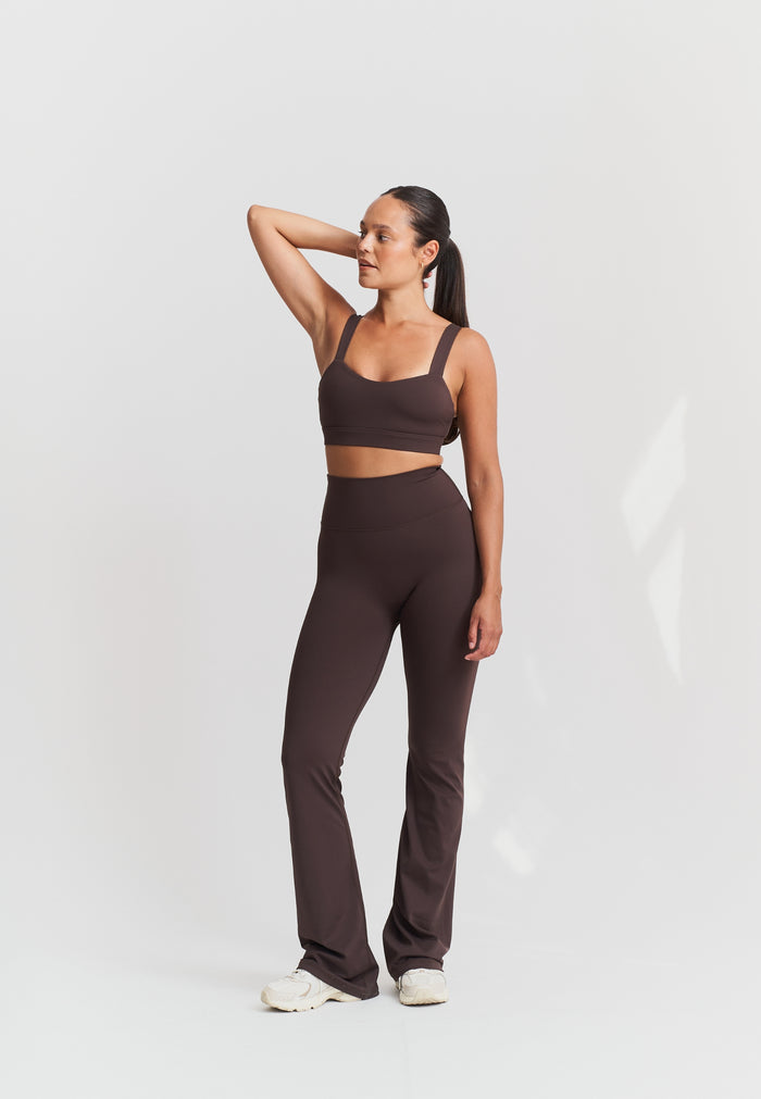 Softsculpt Flared Leggings Espresso