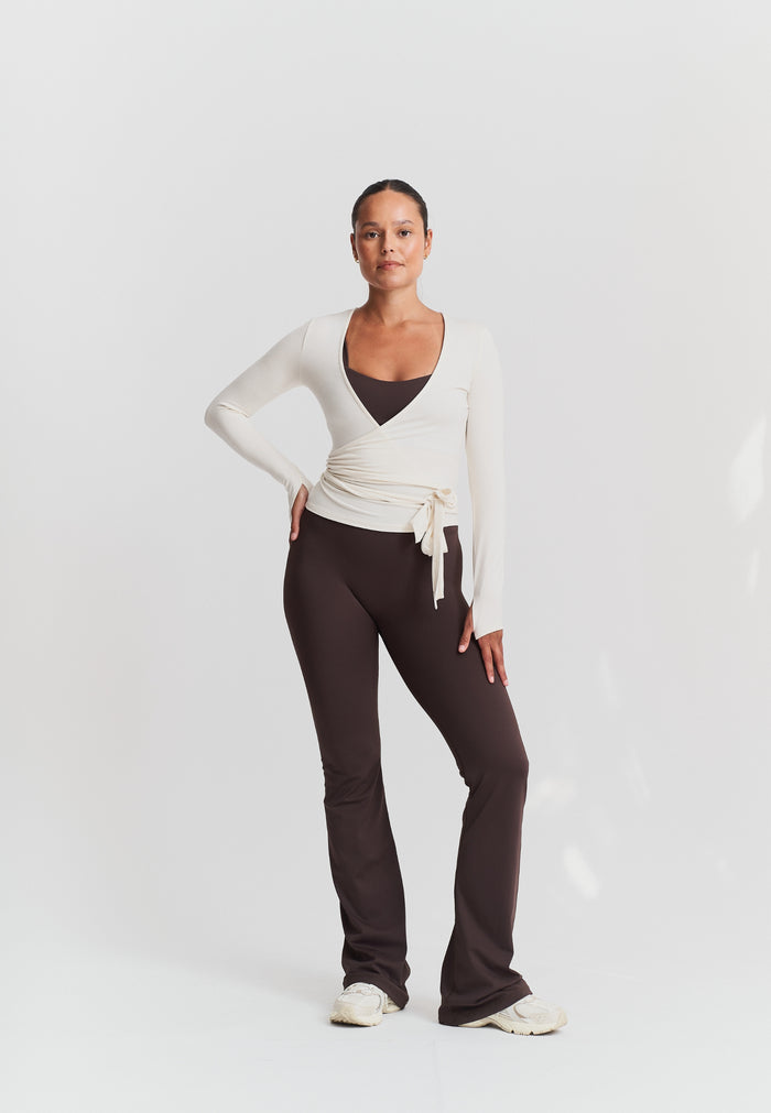 Softsculpt Flared Leggings Espresso