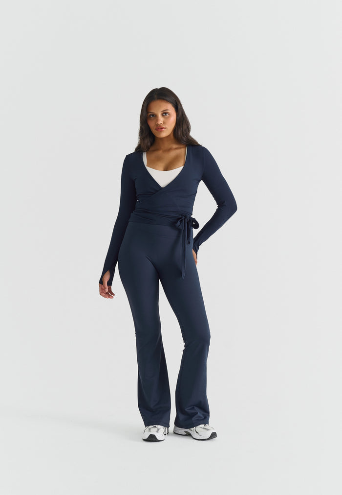 Softsculpt Flared Leggings Navy