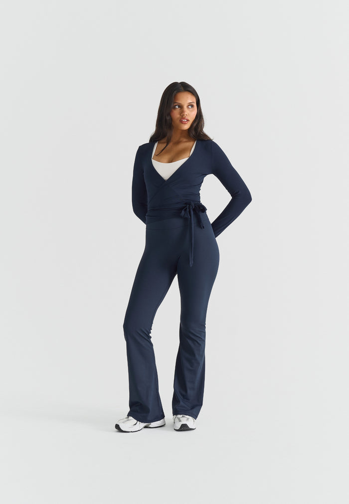 Softsculpt Flared Leggings Navy