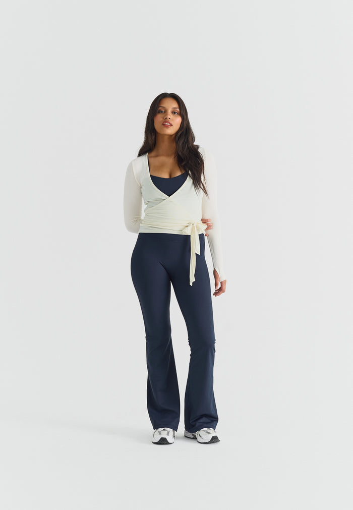 Softsculpt Flared Leggings Navy