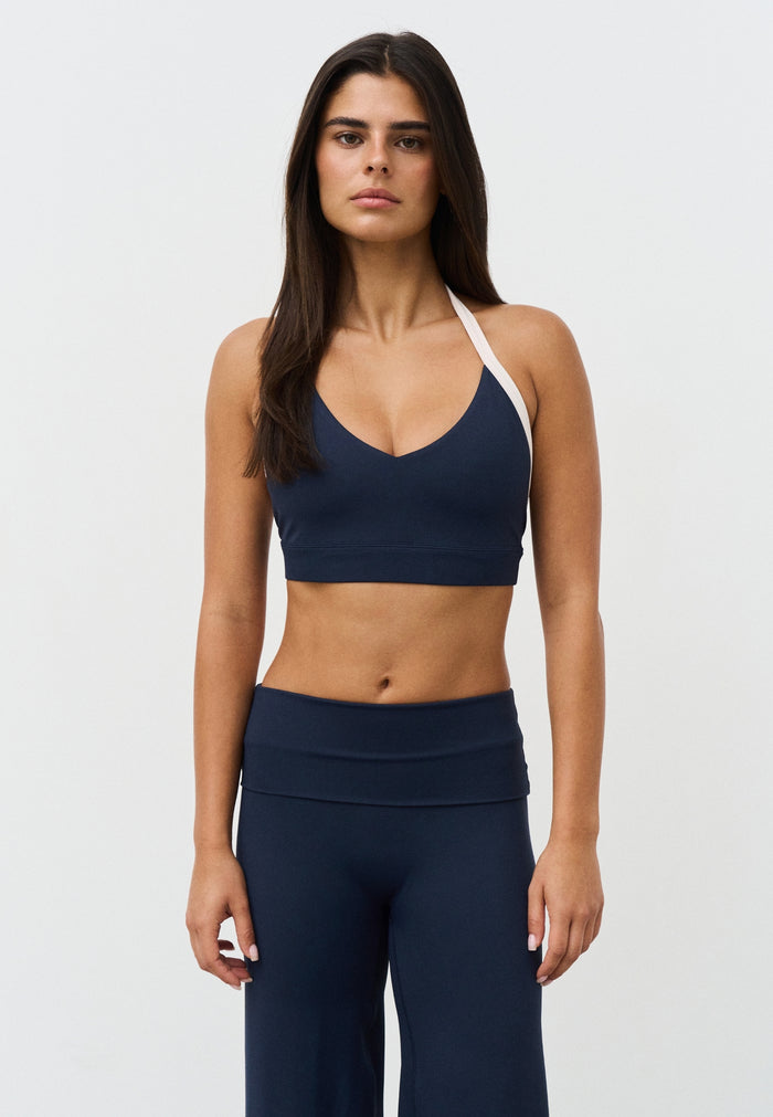 Softsculpt Halter Bra - Navy