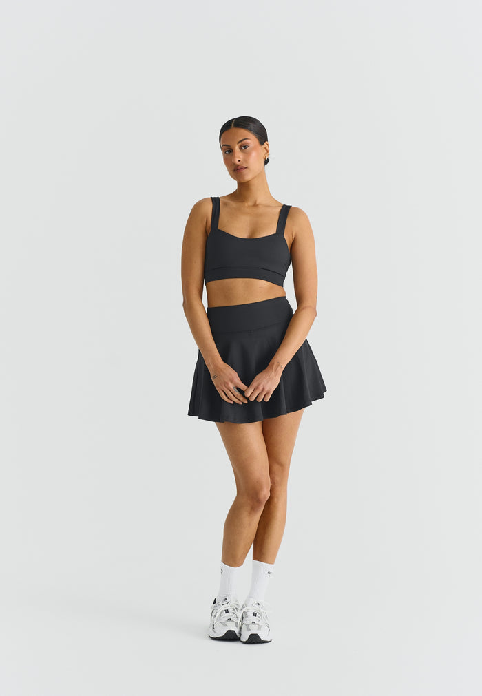 Softsculpt Tennis Skirt Black