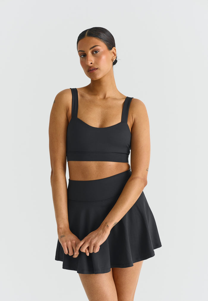 Softsculpt Tennis Skirt Black