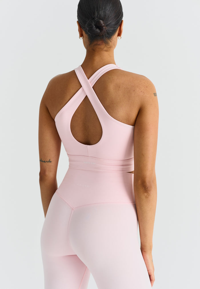 Softsculpt V-neck Cross Back Bra Ballet Slipper