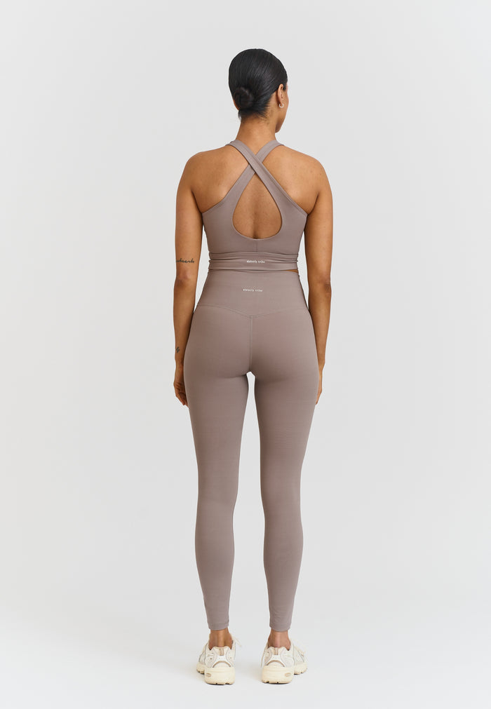 Softsculpt V-neck Cross Back Bra Clay