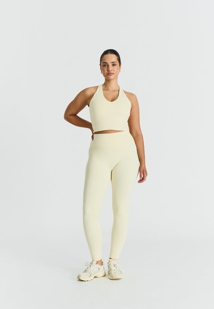 Softsculpt V-neck Cross Back Bra Lemonade