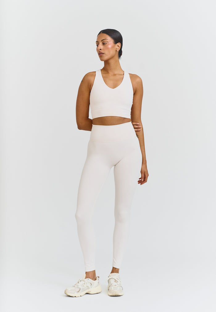 Softsculpt V-neck Cross Back Bra Marshmallow