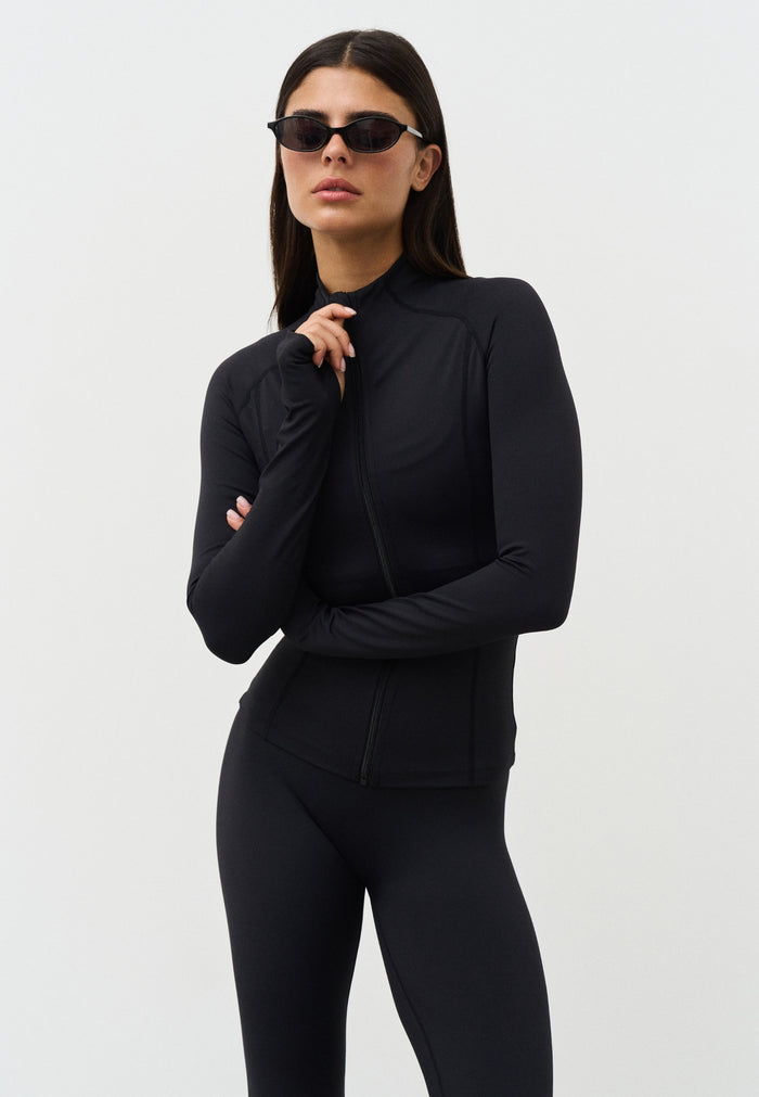 Softsculpt Zip Jacket - Black