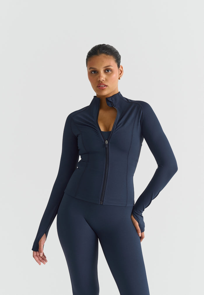 Softsculpt Zip Jacket - Navy
