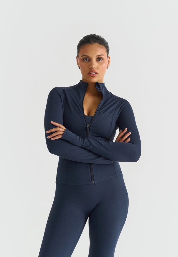 Softsculpt Zip Jacket - Navy