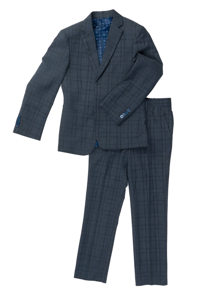 ST2643 NAVY PLAID