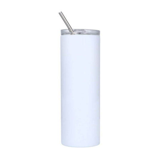 Stainless Steel Sublimation Thermos Drink Bottle 590 ml / 20oz - White