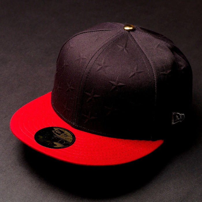 Stars and Stripes Fitted (Navy/Red)