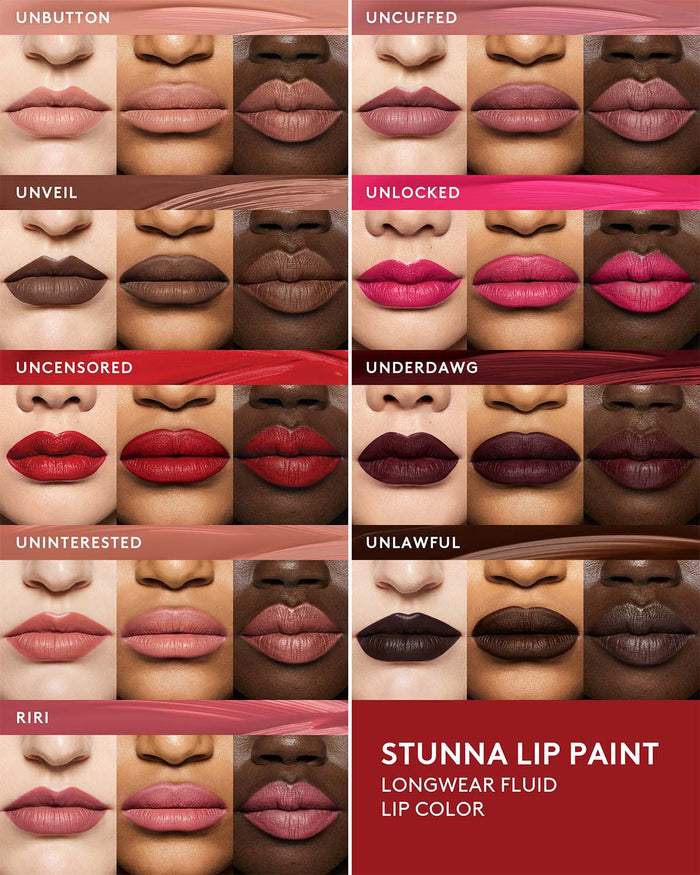 Stunna Lip Paint Longwear Fluid Lip Color — RiRi