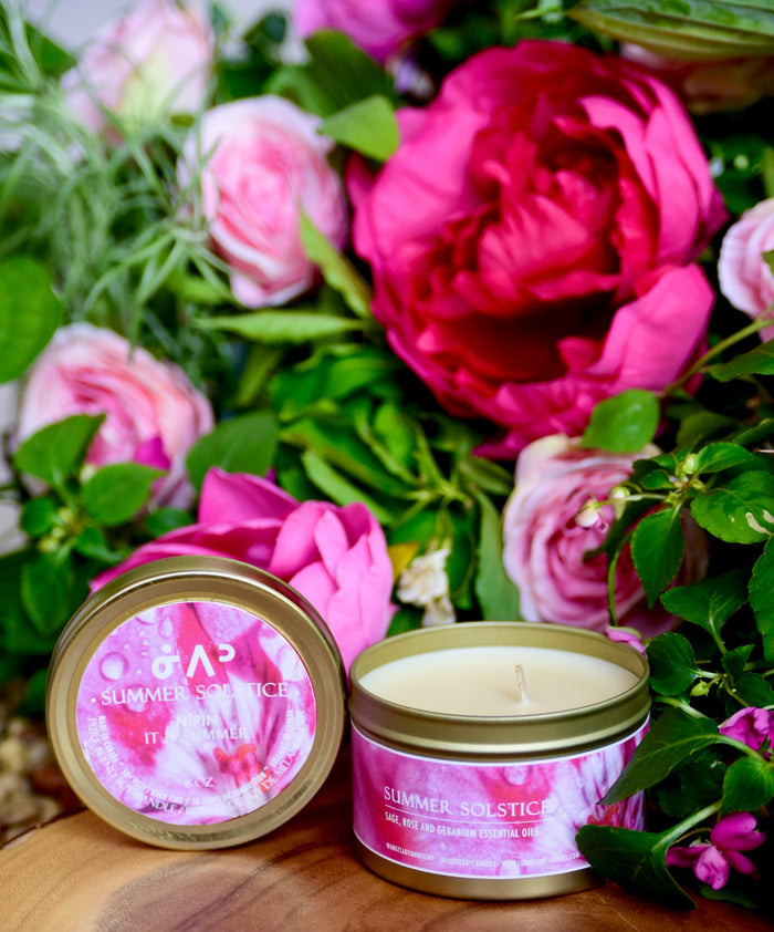 Summer Solstice - 8oz Travel Tin - LODGE Soy Candles