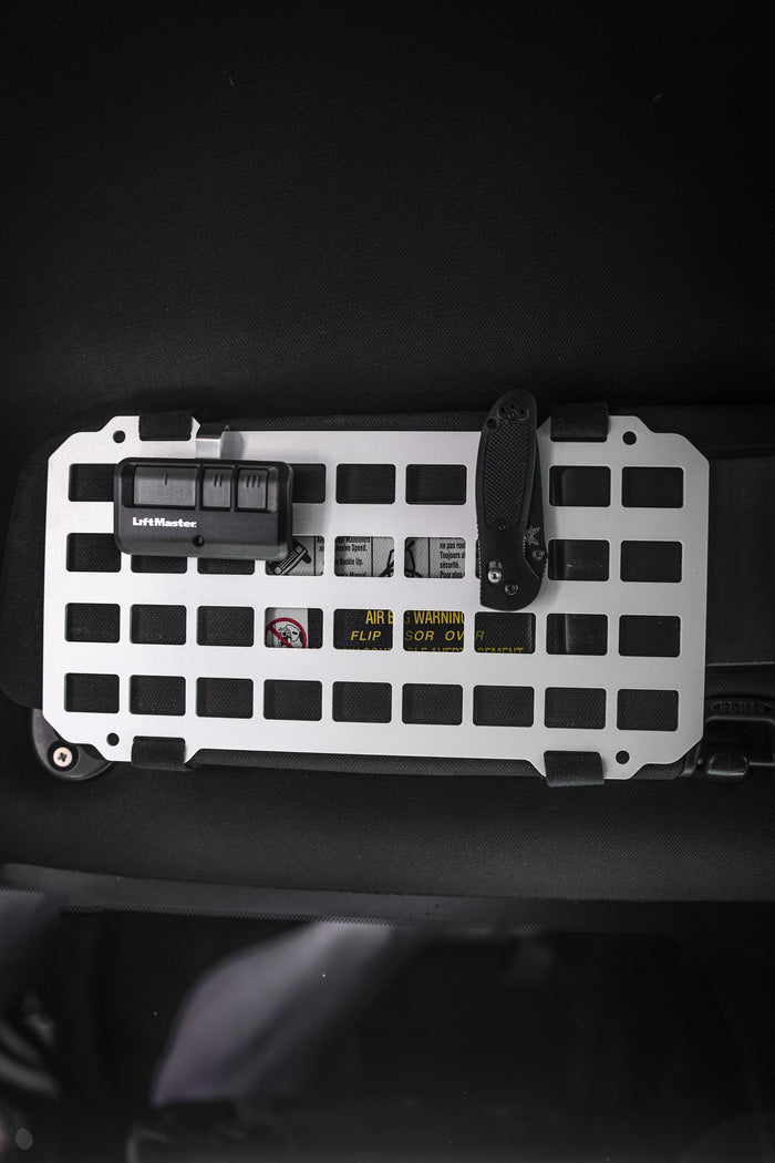 Tactical Sun Visor Molle Panel