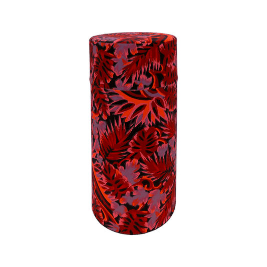 Tea canister - tropical RED | tea accessories New Zealand | t leaf T