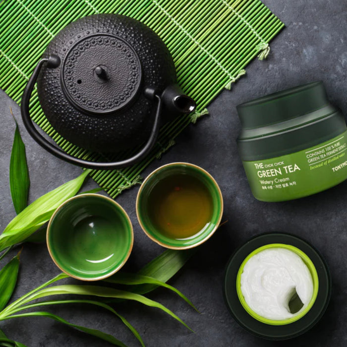 The Chok Chok Green Tea Watery Cream - Korean-Skincare