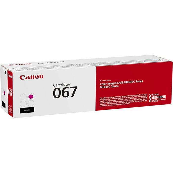 Toner Canon 067 Magenta | Para imageCLASS LBP632Cdw / MF656Cdw | 1,350 páginas - Panamá