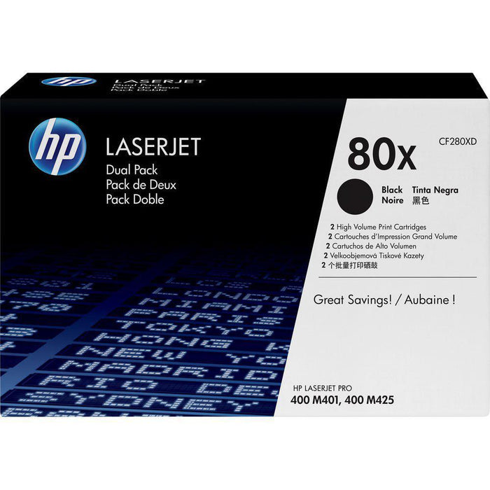 Toner Hp CF280X 80X | Para LaserJet Pro M401 / M425 | 6,900 páginas - Panamá